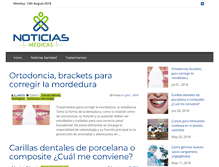 Tablet Screenshot of noticias-medicas.com